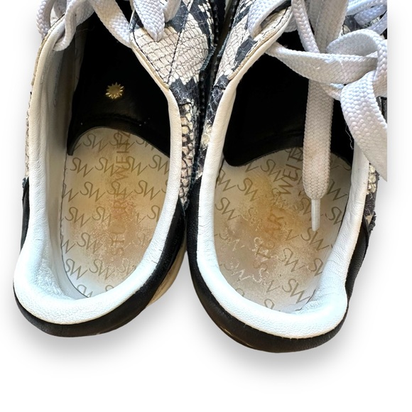 Stuart Weitzman Women’s Limited Edition Python Printed Daryl Sneakers Size 9 - Picture 8 of 11